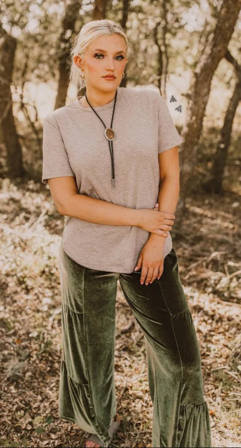 The Basic Top - Tan
