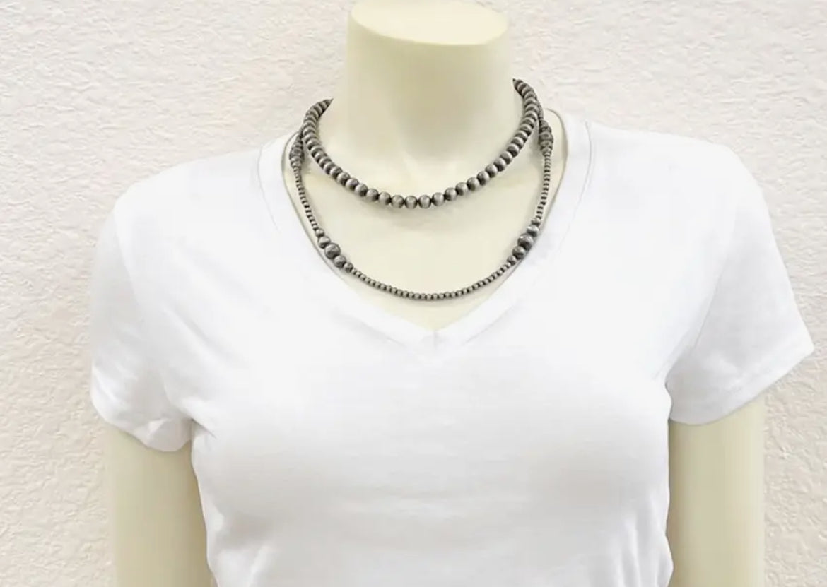 22” 8mm Bead Necklace