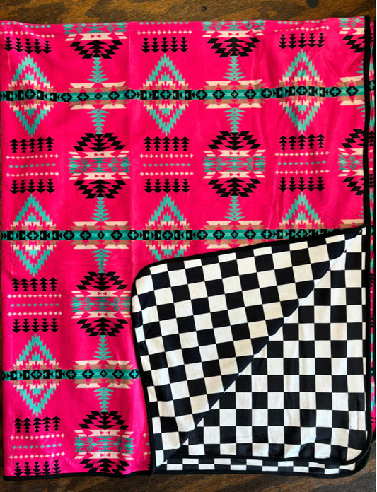 Checked In Cheyenne Blanket