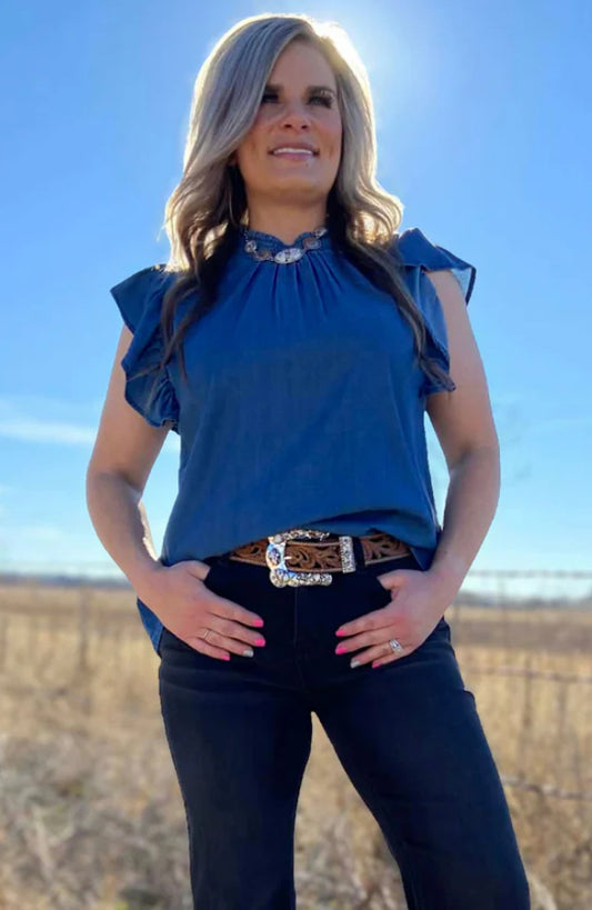 Babydoll Top Denim