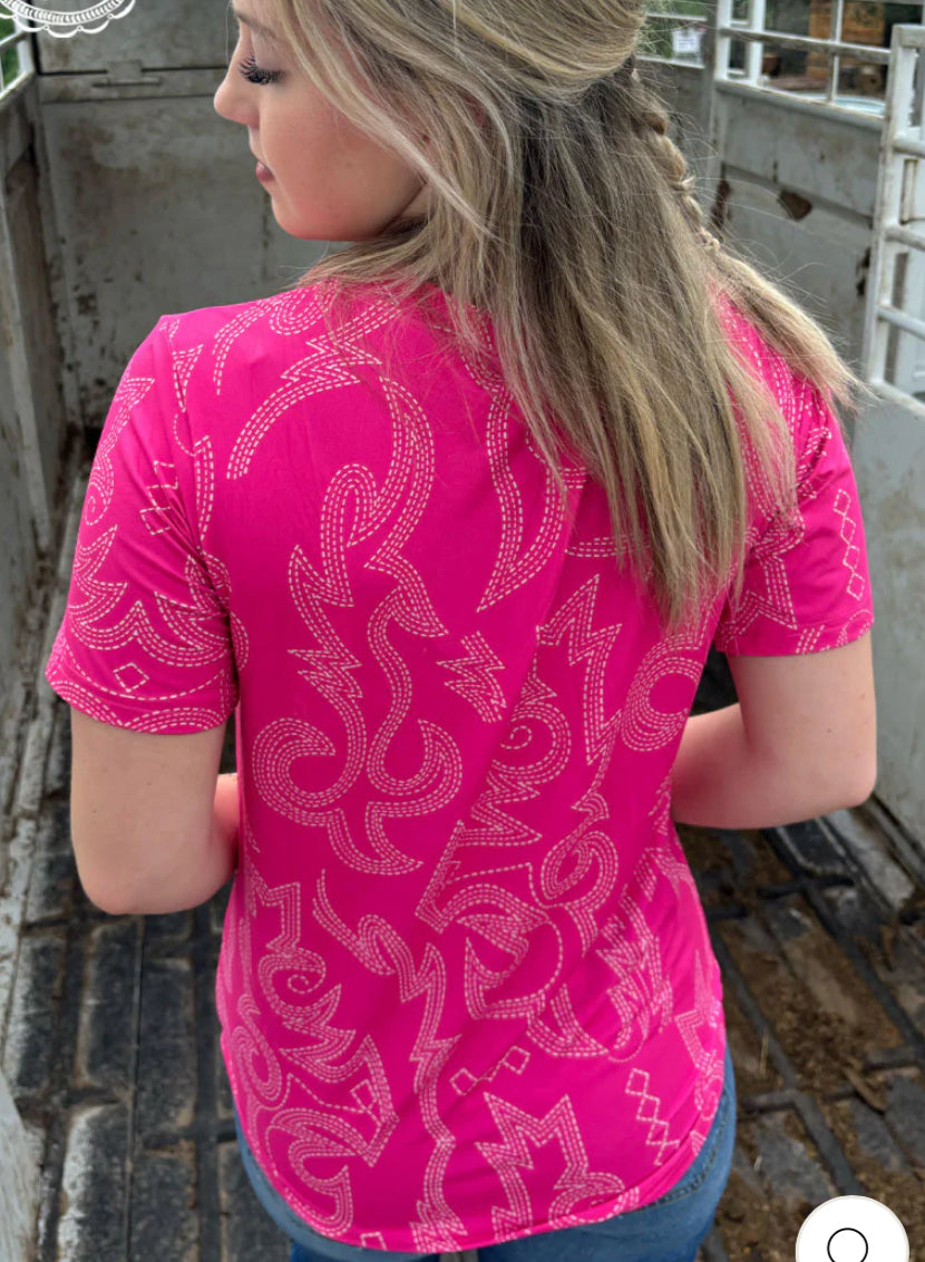 Watermelon Crawl Top