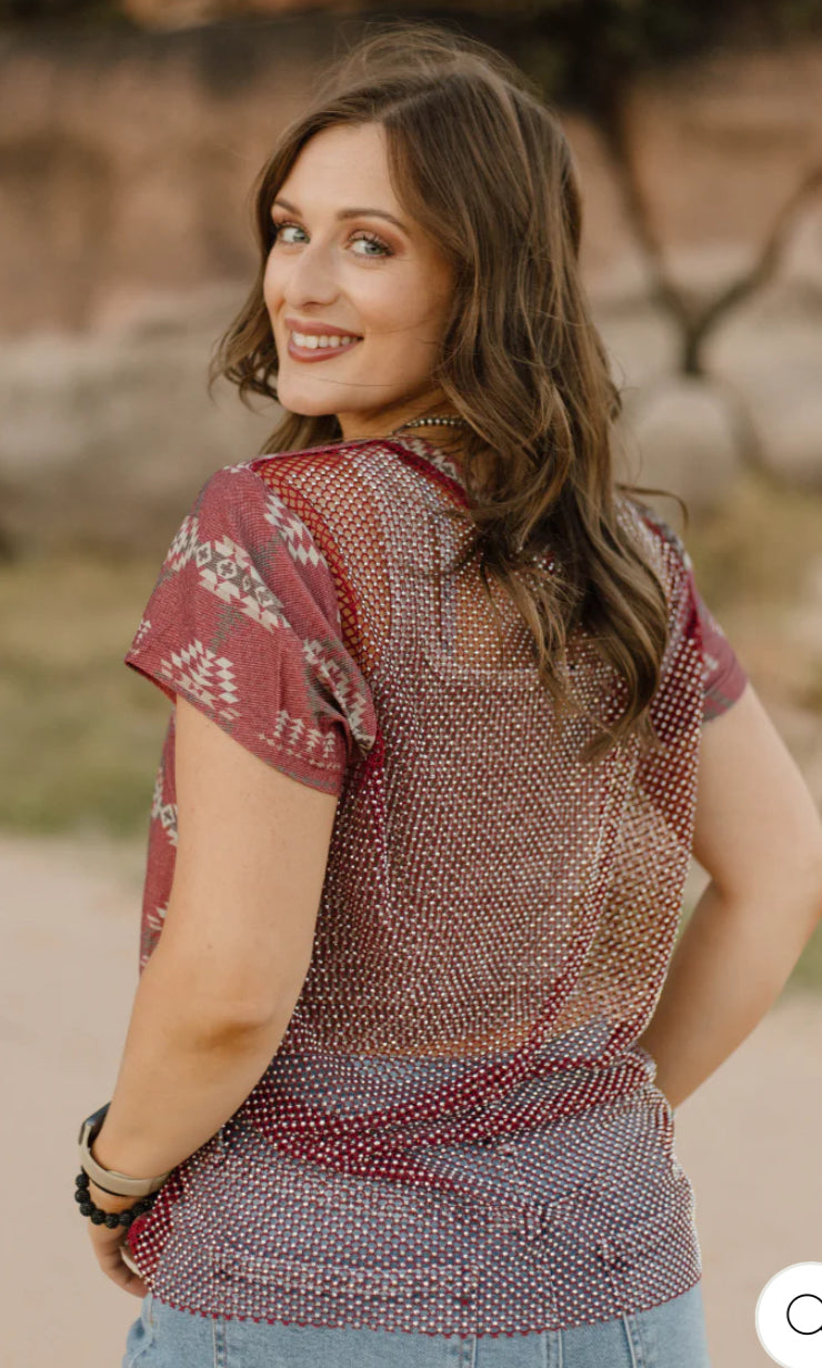 Sparkle Country Top