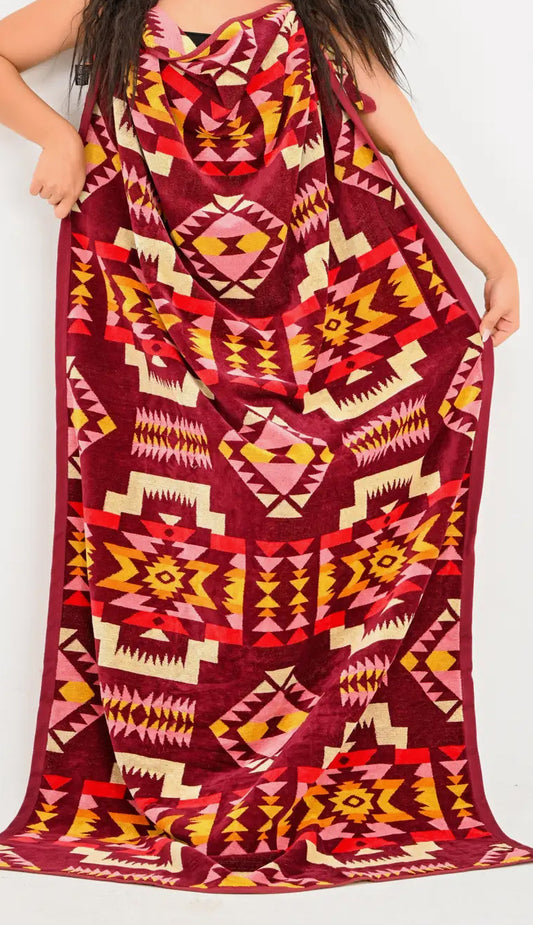 Red Multi Towel
