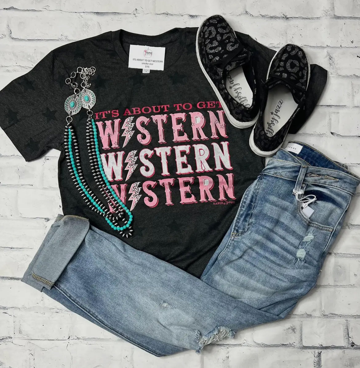 It’s About To Get Western Graphic Tee