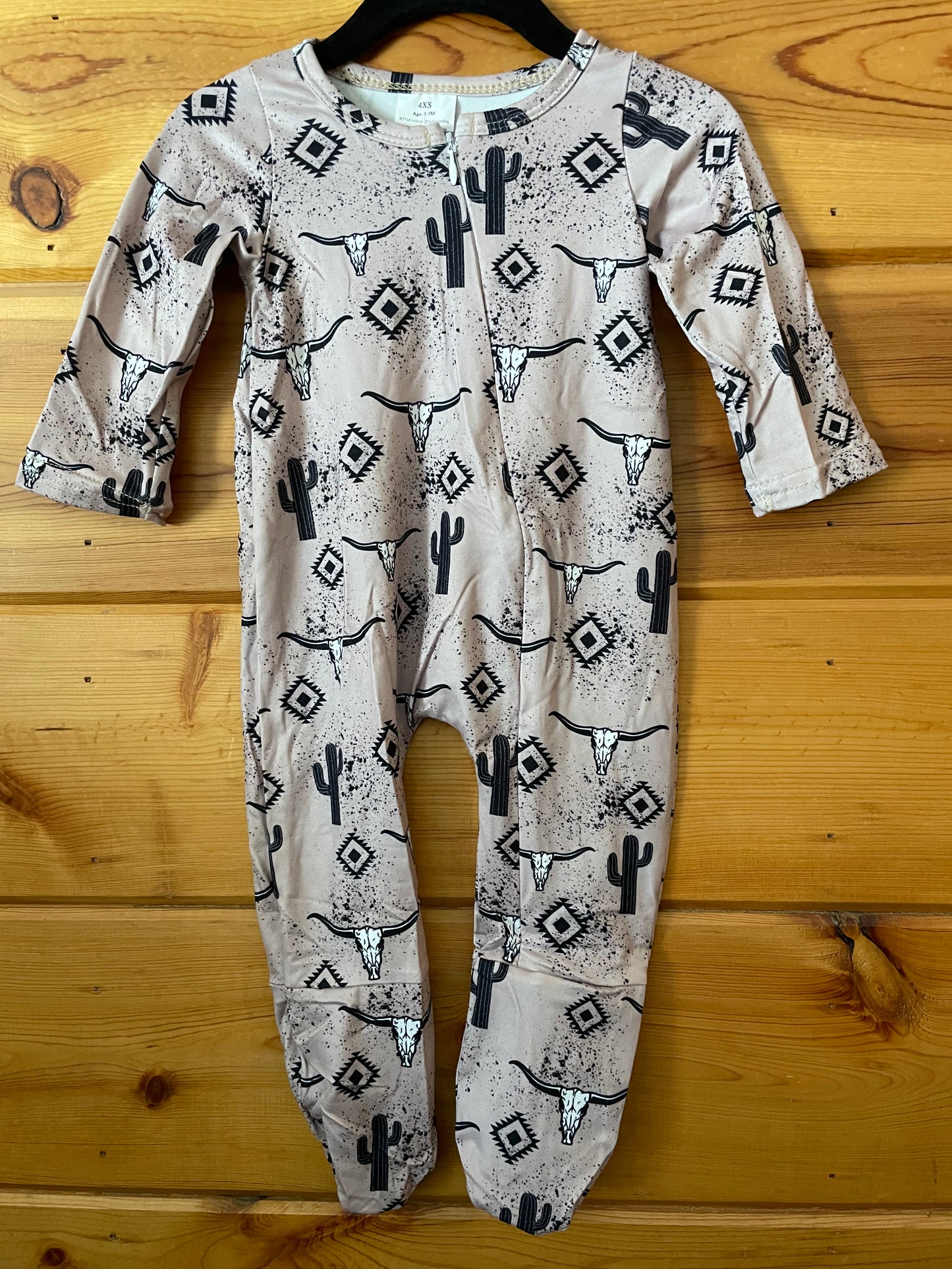 Kids- Skull Cactus Zip Up