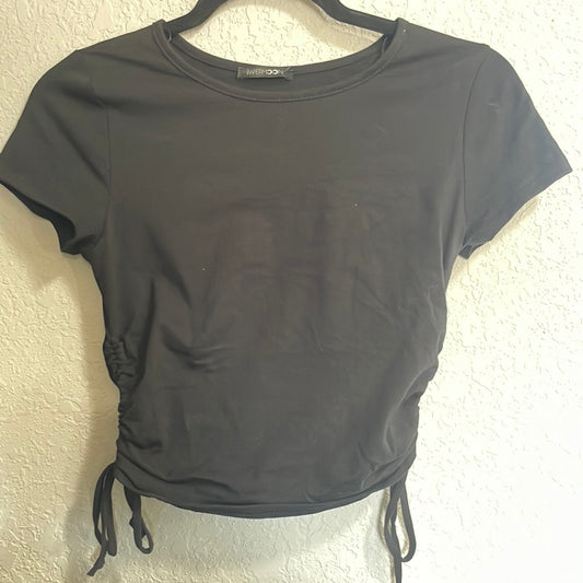 BN Black Ruched Crop