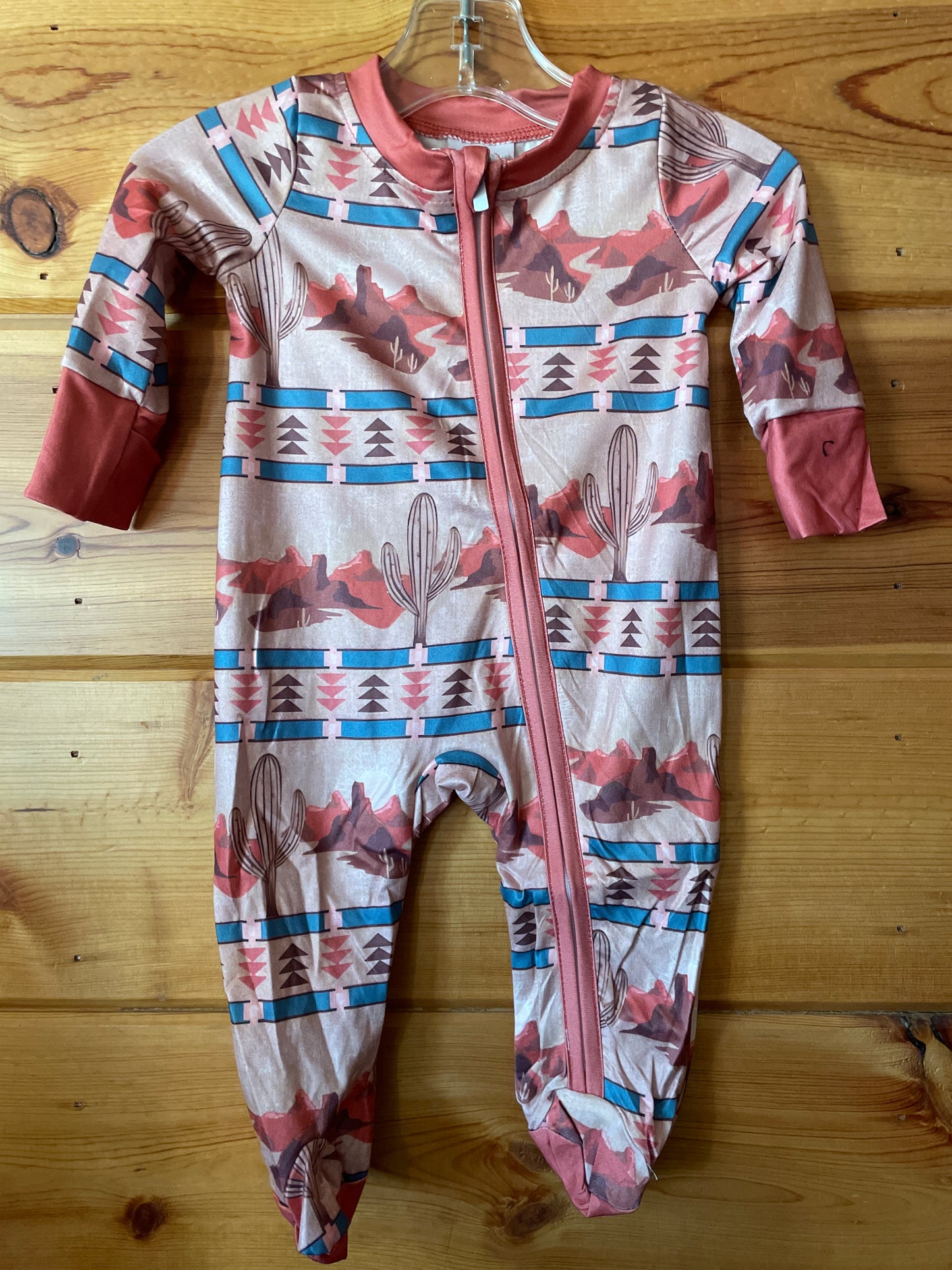 Kids- Orange Desert Zip Up