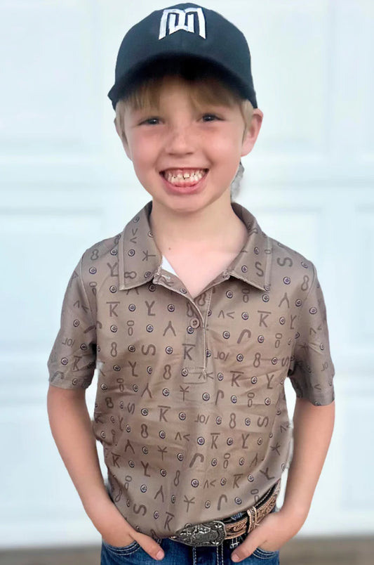 Kids- Cowboy Marks Polo