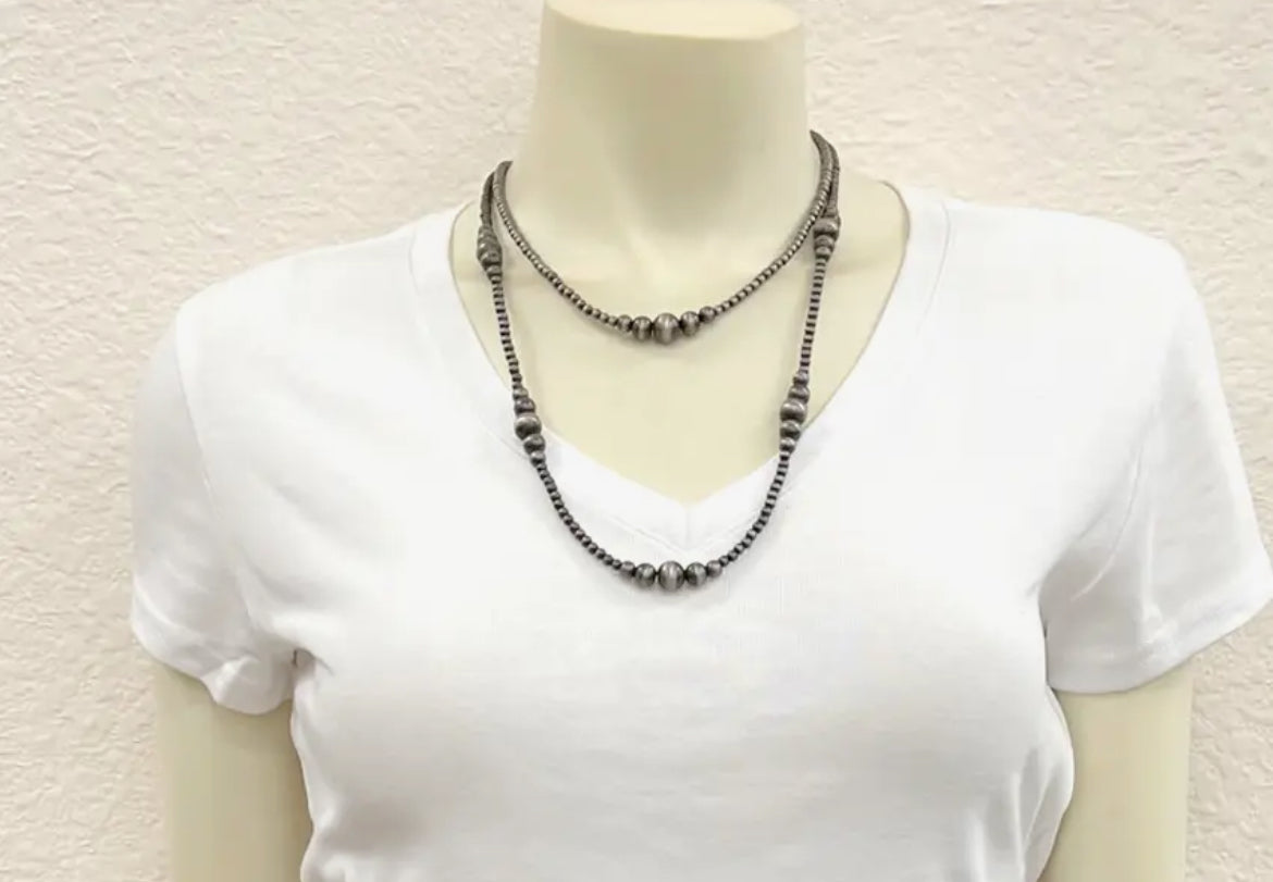 22” 4mm Bead Necklace