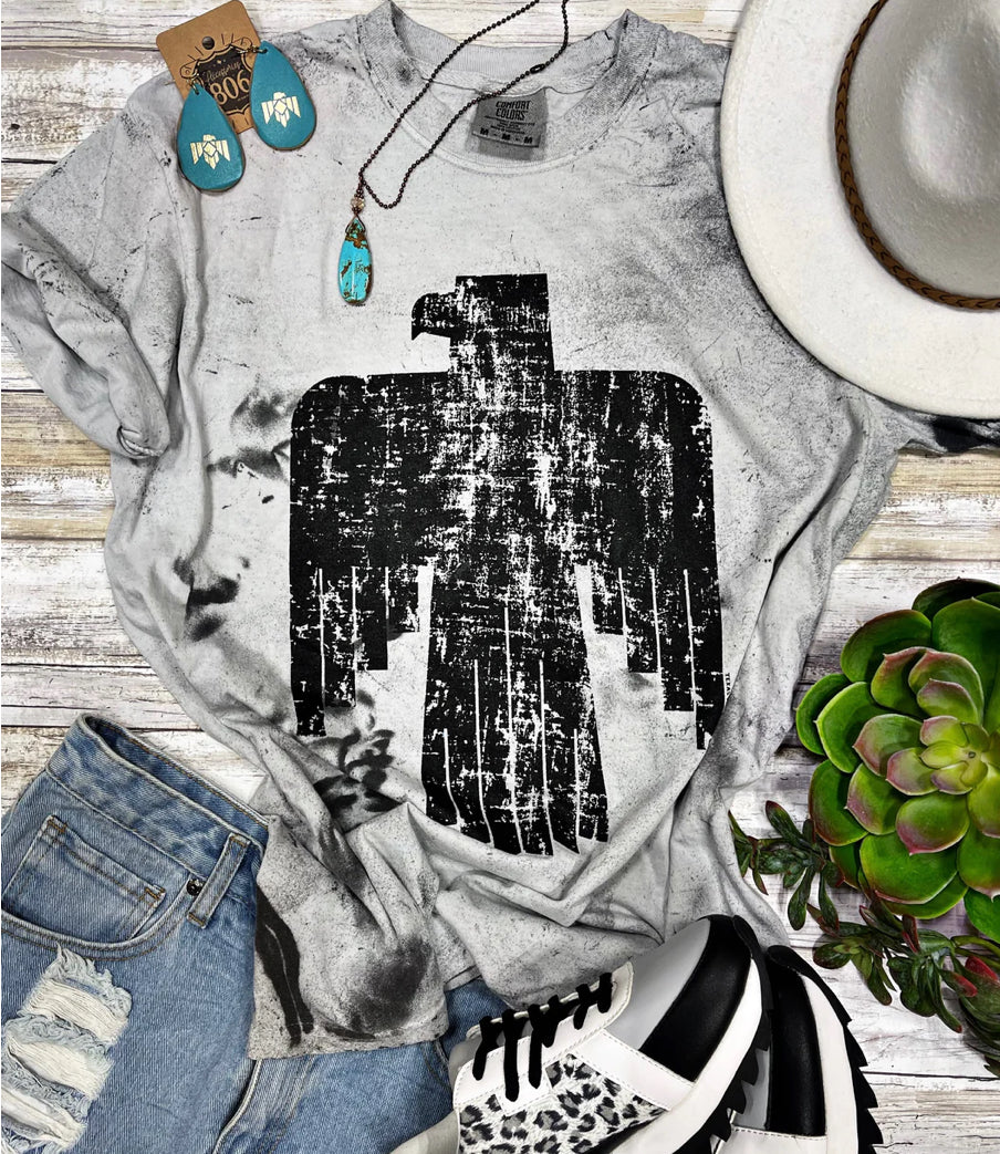 Rocker Thunderbird - Black Tee