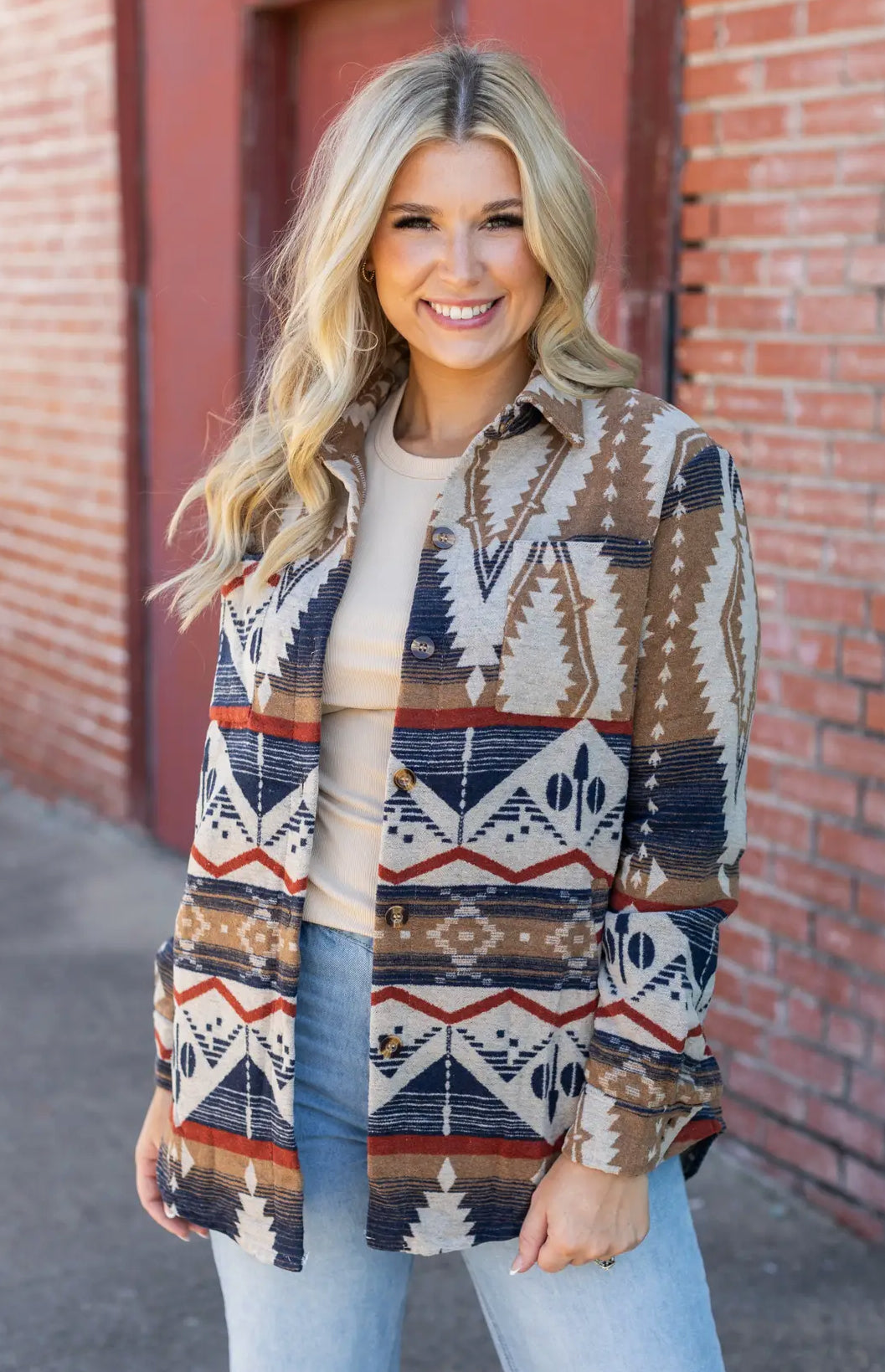Brown Aztec Jacket
