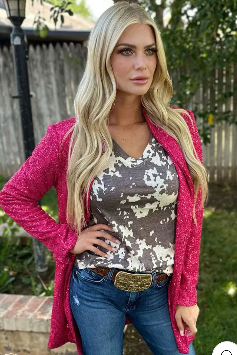 Blinging Blazer Pink