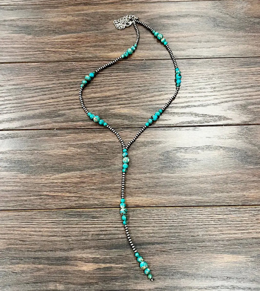31” Gemstone Tassel Y