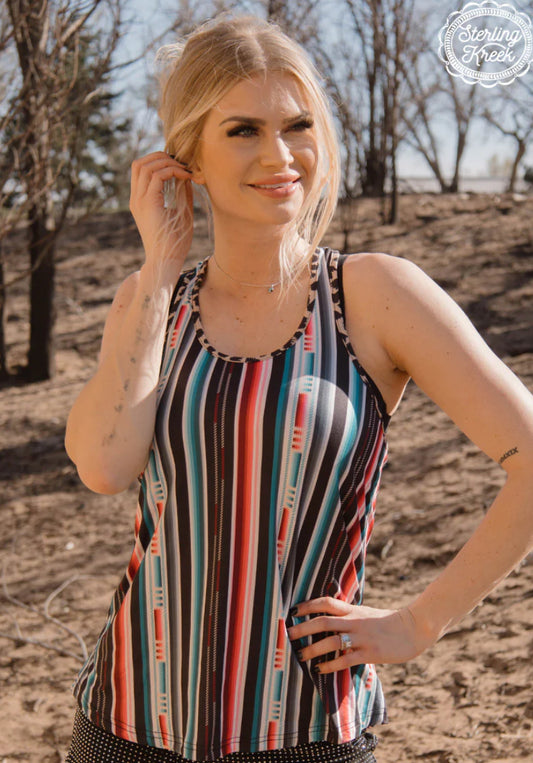 Somewhere In Serape Tank