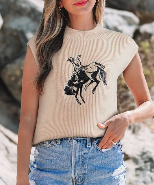 Howdy Cowboy Sweater