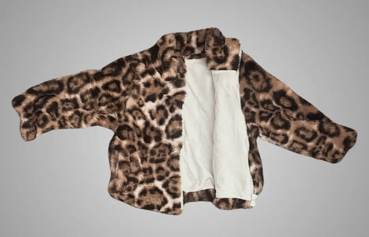 Kids- Cheetah Zip Up