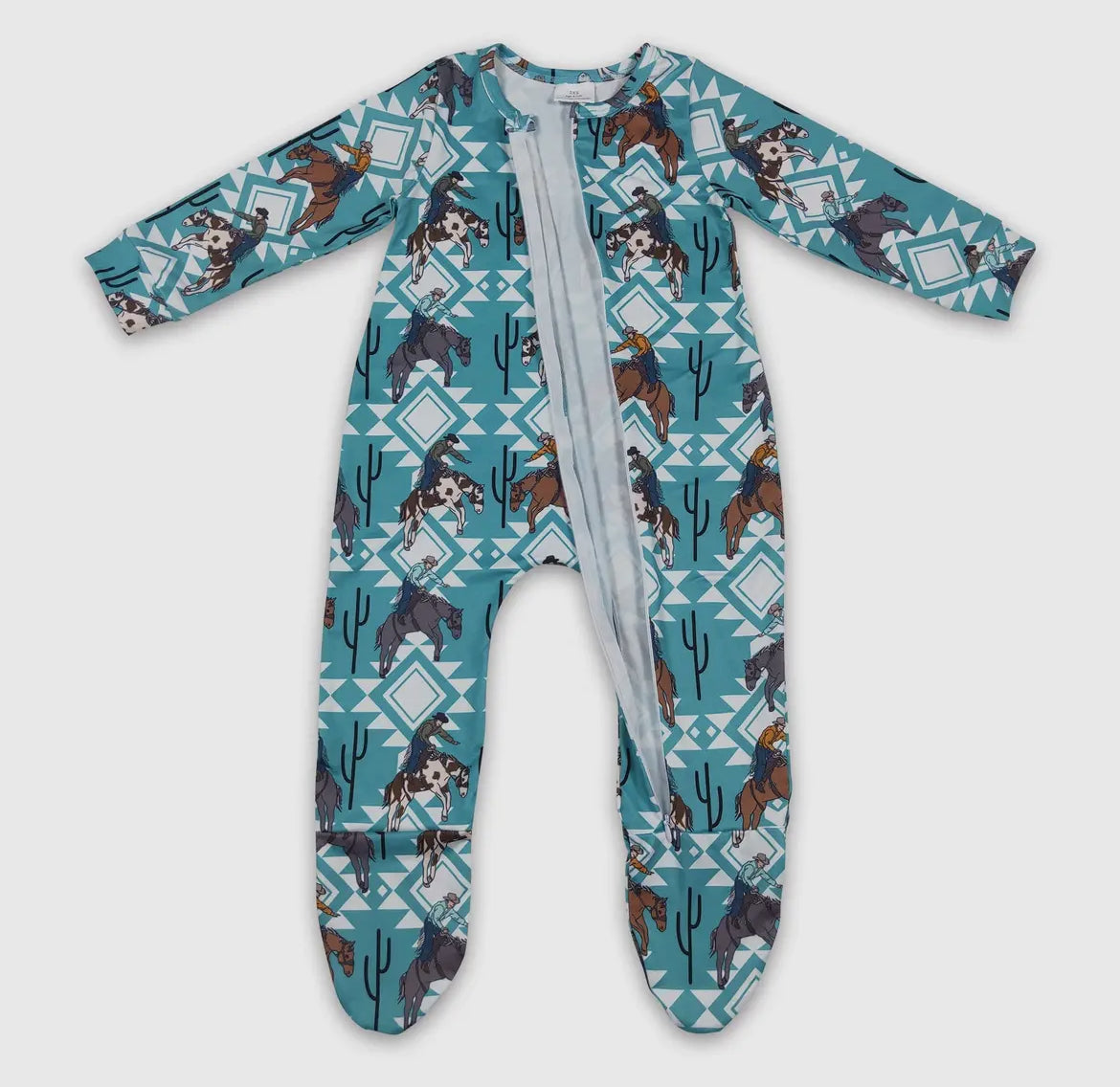 Kids Bronc Footie Pajamas