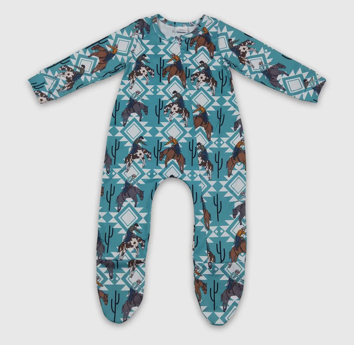 Kids Bronc Footie Pajamas