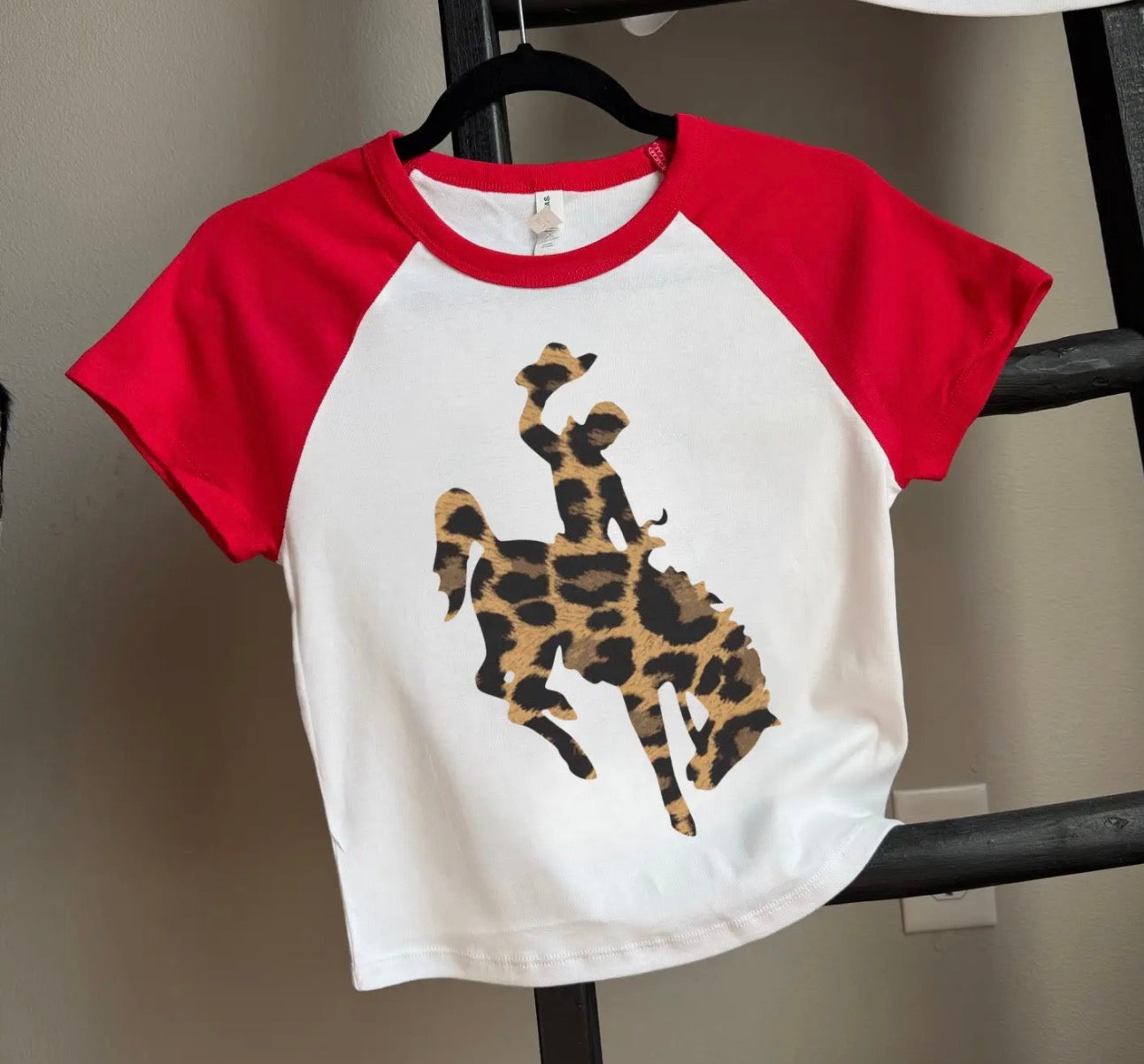 Leopard Cowboy Baby Tee