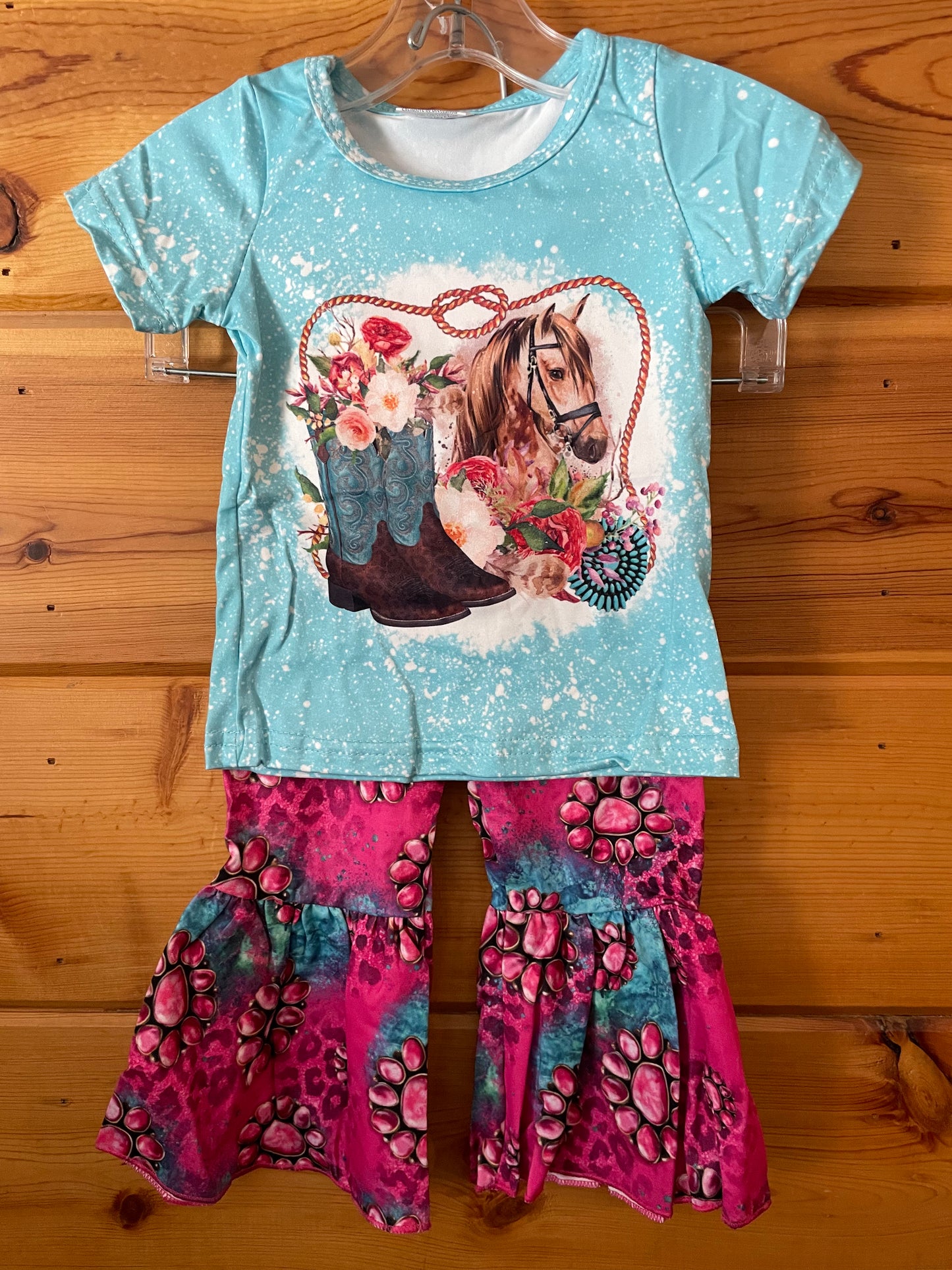 Kids- Boots Floral