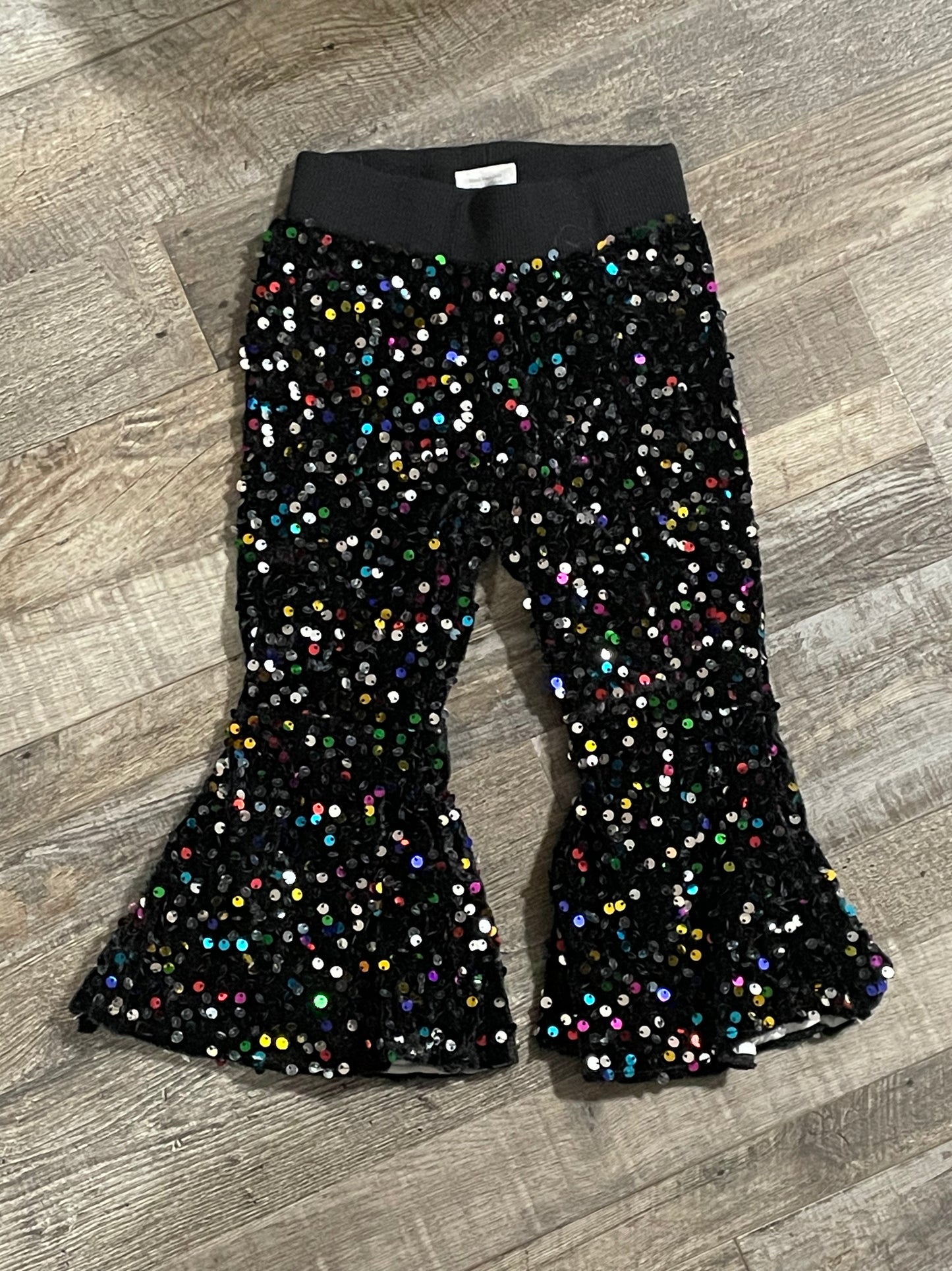 Kids- Black Sequin Bells